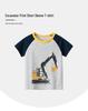 27kids Summer 2024 Korean Style Boys' Short Sleeve T-Shirt - Children's Base Layer Clothing