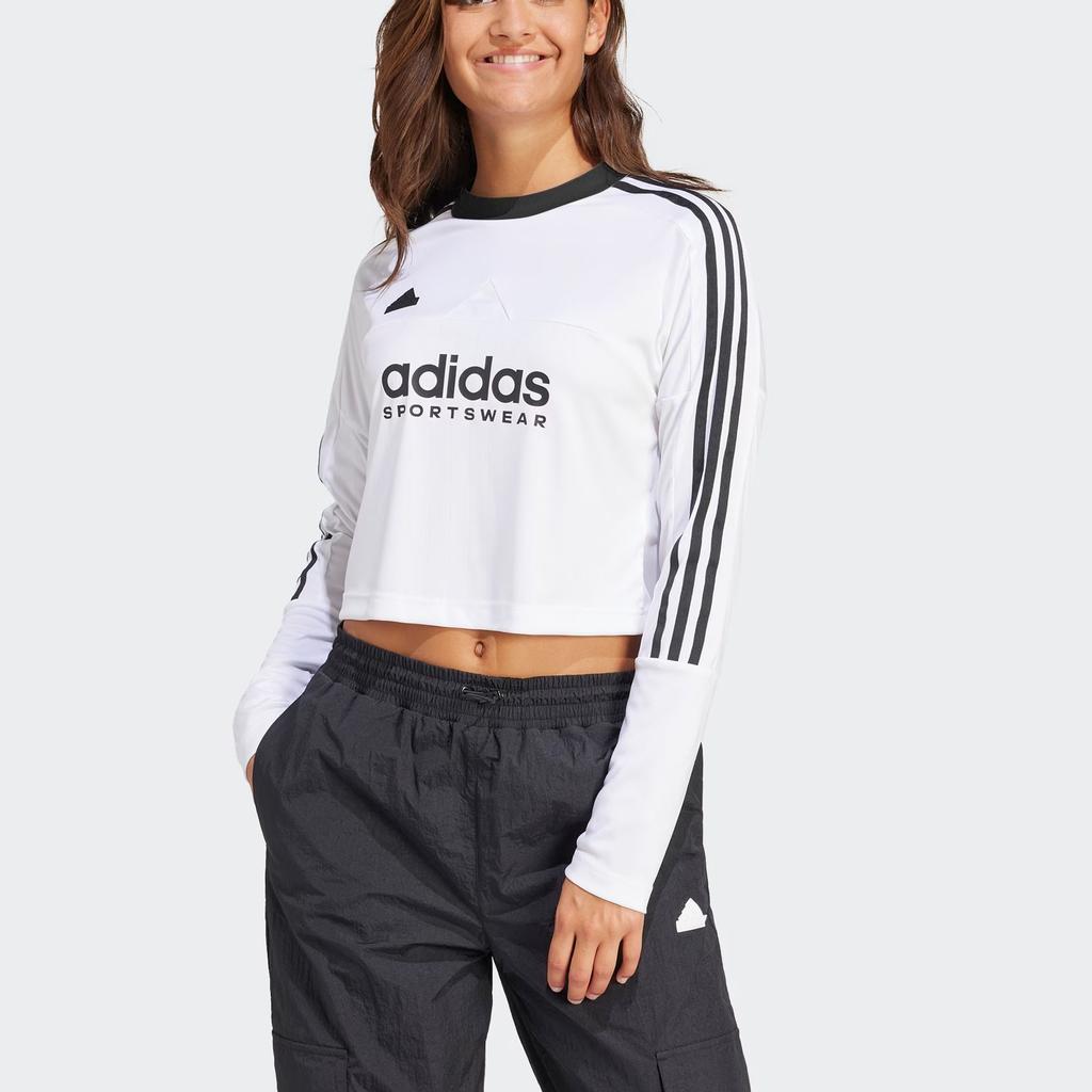 adidas Raglan Sleeve T Shirt Women's White IP1697