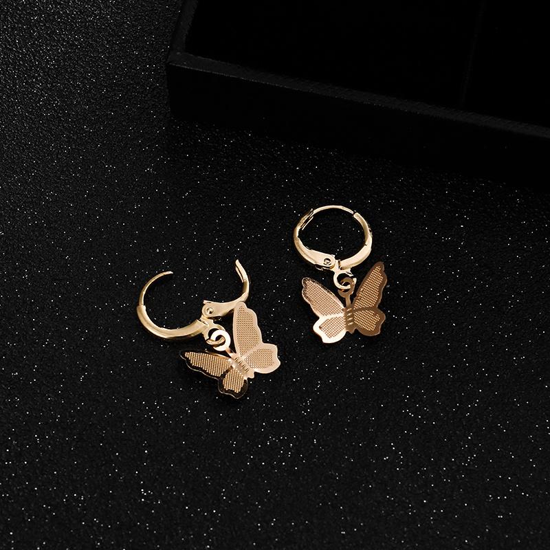 Fashion Asymmetric Love Heart Earrings  Color Elegant Sweet Drop Earring For Women Girls Party Wedding Jewelry Accessories