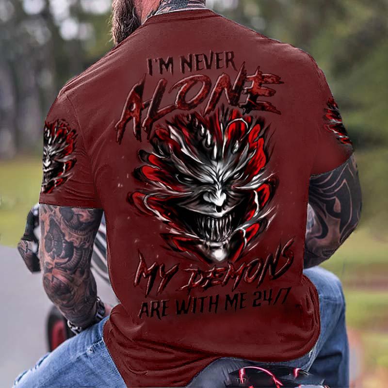 Vintage T-shirts For Men Shirts Short Sleeve Tops Skull Graphic Clothing O Neck Oversized Streetwear 5xl Summer Men's Shirt Tees