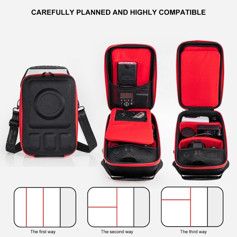 Shockproof Professional Camera Storage Bag Water Resistant for R62 R8/ Z6 Z5 DSLR Equipment Multiple Pockets