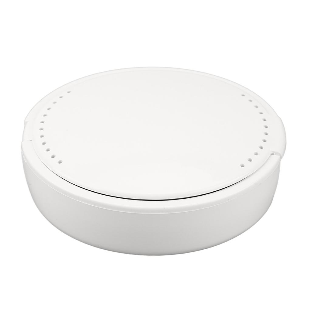 Denture Case Eco Friendly Durable PP Safe Odorless Lightweight Portable Denture Cup for Denture The Elderly White