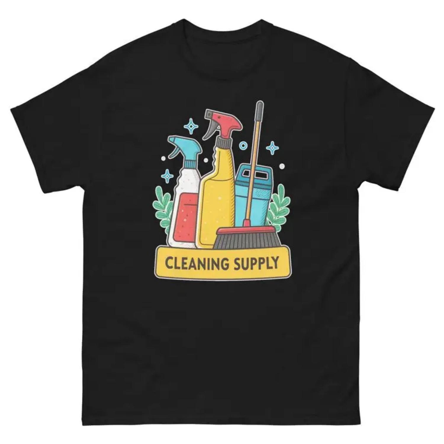 

Cleaning Supply School Classroom Object Office Teacher T Shirt S чёрный