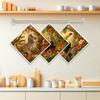 6PCS Cleaning Dishcloths Reusable Kitchen Dish Towels Tropical Animal Pattern Dishcloth Absorbent Lint Free Cloth Washable Duster Rags Tea Towels