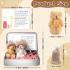 Handmade Mini Plush Little Pocket Bear Gift Box Set Worry Bear Comes With Motivational Cards And Friendship Gifts