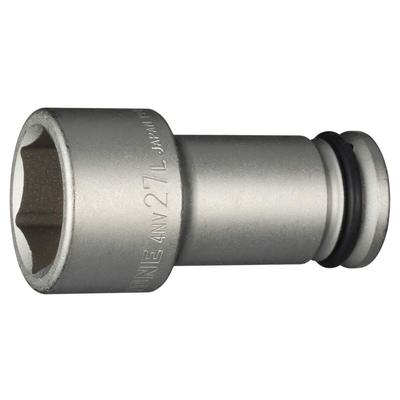TONE Impact Long Socket Drive Angle Width Across Flats 27mm HP4NV-27L 12.7mm (1/2")