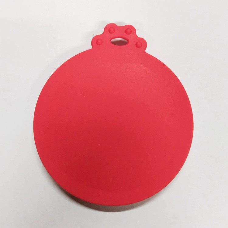 Silicone Pet Canister Lid for Cat and Dog Food Storage Three-in-one Silicone Sealing Cover for Food Preservation