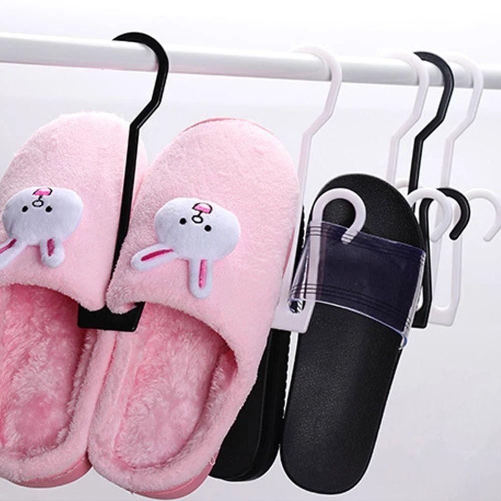 10 Pcs Lightweight Shoes Drying Hooks Plastic Shoe Display Rack Portable Shoe Rack Retail Use