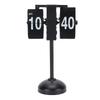 Digital Flip Desk Clock Stainless Steel 12 Hours Battery Powered Quiet Mechanical Auto Flip Clock for Living Room Office