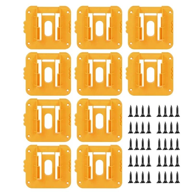 For Dewalt 18V 20V Battery, Wall Mount Storage Rack Battery Holder, Suitable for Dewalt DCB182 DCB203 Battery Storage Bracket