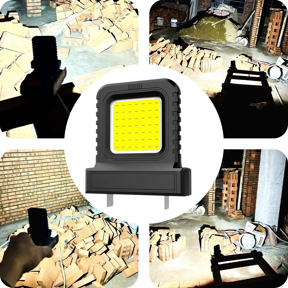 Power Tool Accessories Parts For Makita 18V For DeWALT 20V For Milwaukee For Bosch 20-21V Lithium Battery Case Work Lamp Lights