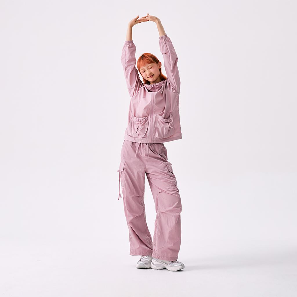 New MLB Boston Red Sox Basic Collection SSS25 Cargo Pants Women's Heather Gray Purple 3FWPB0653-43PPM