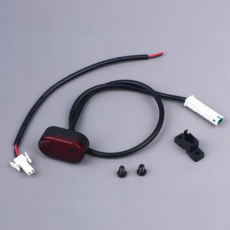 Taillight Safety Warning Brake Stoplight Flashing Light For Xiaomi M365/Pro Electric Scooter Rear Tail Light Cable Buckle Parts