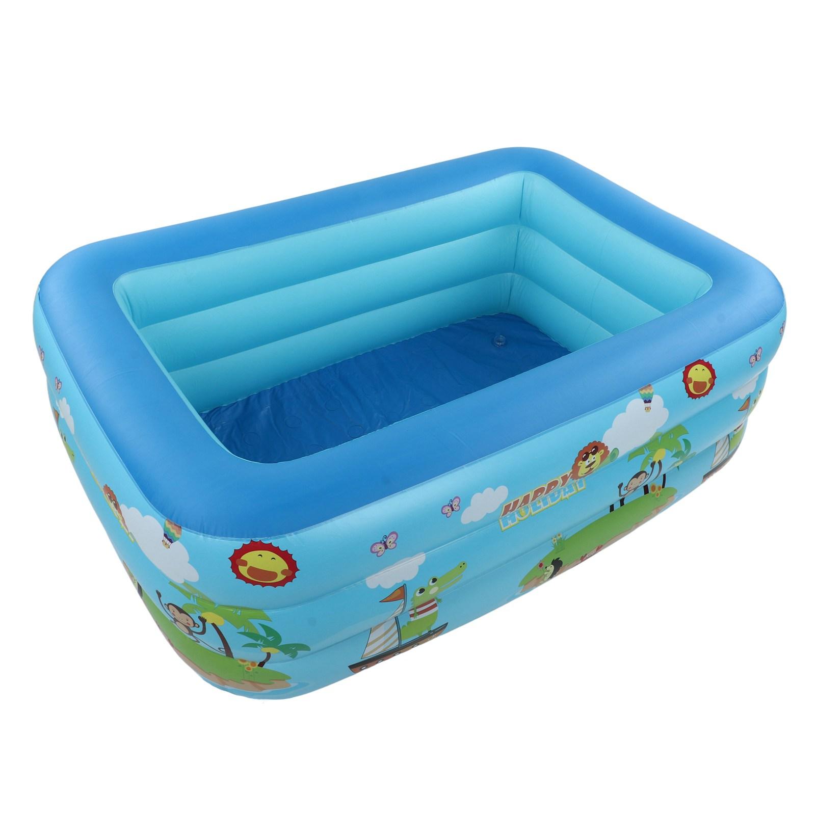 

Надувной бассейн Zoo Print Quadrate Семейный надувной бассейн для детей, малышей, взрослых, для улицы