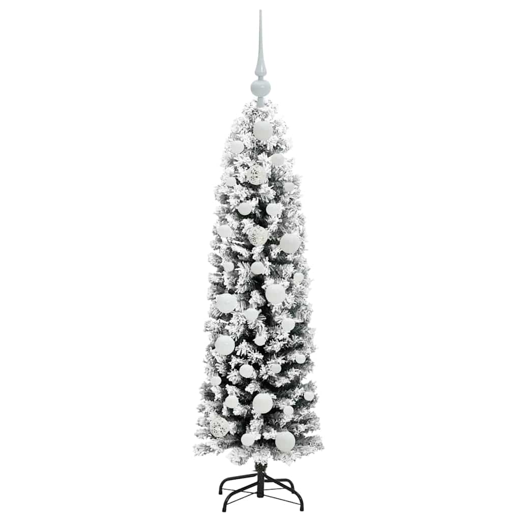 Artificial Christmas Tree with 150 LEDs and Stand Green 120 cm