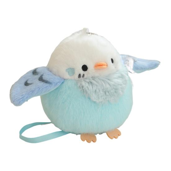 5 Inch Plush Shoulder Magnet Stuffed Animal Toy Cute Parrot/Crow/Cockatiel/Owl Birds Plushies Present for Kids Teens Adults