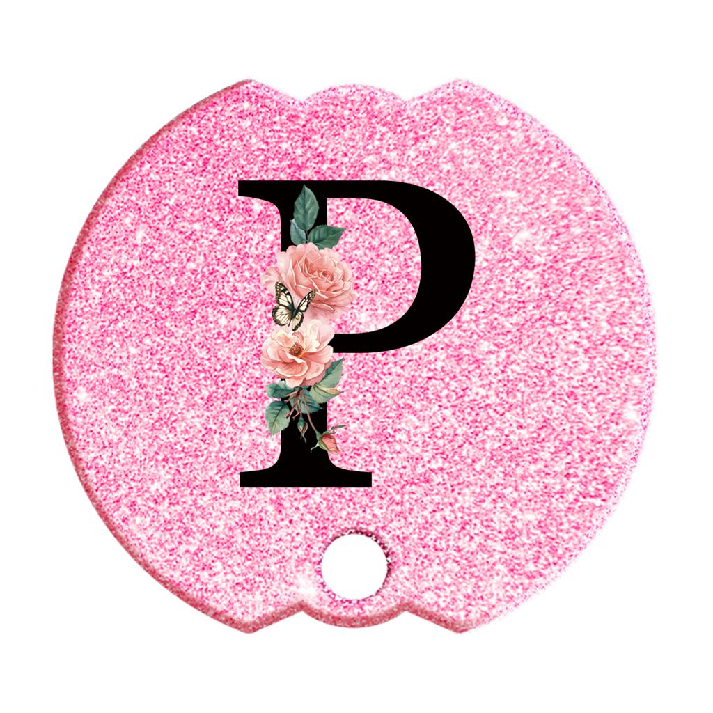 40 Oz Personalized Stanley Tumblers Name Plates for Stanley Tumblers Cup Lid H2.0,Cup Lid Topper Round Name ID Plate Glitter