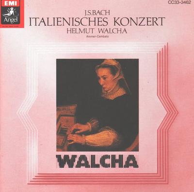 CD JOHANN SEBASTIAN BACH - Italienisches Konzert / Walcha CC333462 ANGEL 1986 Japan Classical Used