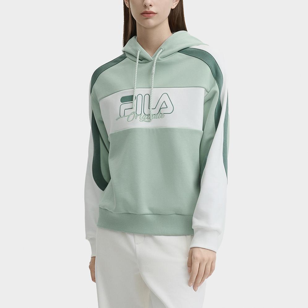 New FILA Sweatshirt Women's Wisteria Green F11W449214FTQ