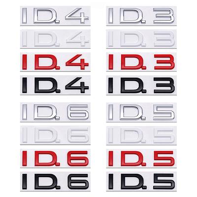1 Τεμ. 3D Μεταλλικό Σήμα Λογότυπο ID.3 ID.4 ID.5 ID.6 ID3 ID4 ID5 ID6 Αυτοκόλλητα Εμβλήματος Πίσω Πορτμπαγκάζ Για Ηλεκτρικά Οχήματα CROZZ Αξεσουάρ Αυτοκινήτου