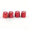 4Pcs Metal Car Tire Valve Caps Wheel Air Valve Stem Covers Leakproof Tire Valve Cap For Renault Megane RS Clio ZOE Captur Twingo R666