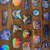 50PCS Cartoon Holographic Laser Creative Biology Graffiti Stickers Decorative Guitar Notebook Luggage DIY Waterproof Stickers