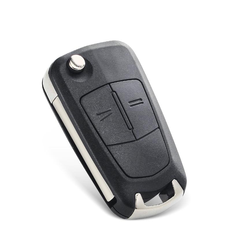 KEYYOU 10pcs Flip Remote Folding Car Key Fob Case Shell For Vauxhall Opel Astra H Corsa D Vectra C Zafira Astra Vectra Signum