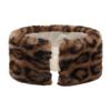 Windproof Leopard Print Headband Coldproof Ear Warmer Vintage Elastic Headband  Winter