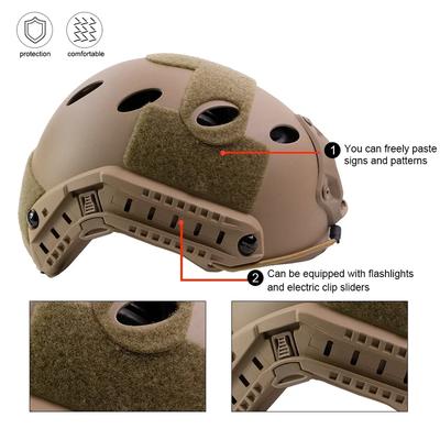 FAST Riot Helmet Quick Tactical Helmet ABS New Sports Outdoor PJ Air Gun Hunting Shooting CS Protective Equipment