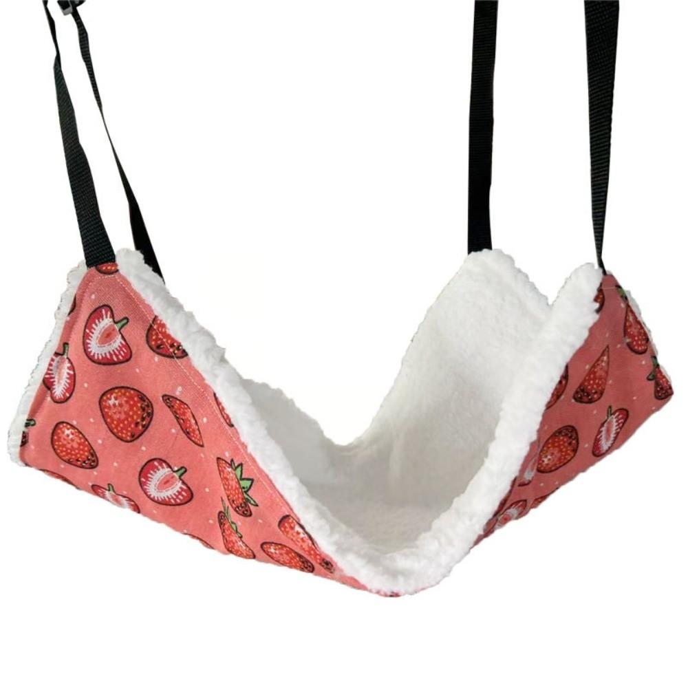 Fleece-lined Hanging Cat Bed Adjustable Pet Cage Hammock Pet Supplies Cat Hammock Pet Cage Use