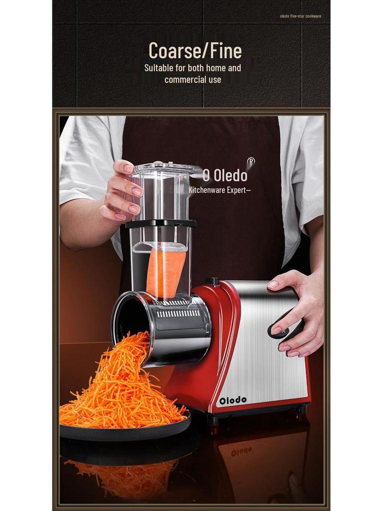 Ouleduo Elektrický kráječ zeleniny, Multifunkční kráječ, Strouhač & Mlýnek