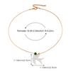 Retro Personalized Design Luxury Bird Swallow Pendant Necklace Thin Rope Collarbone Chain