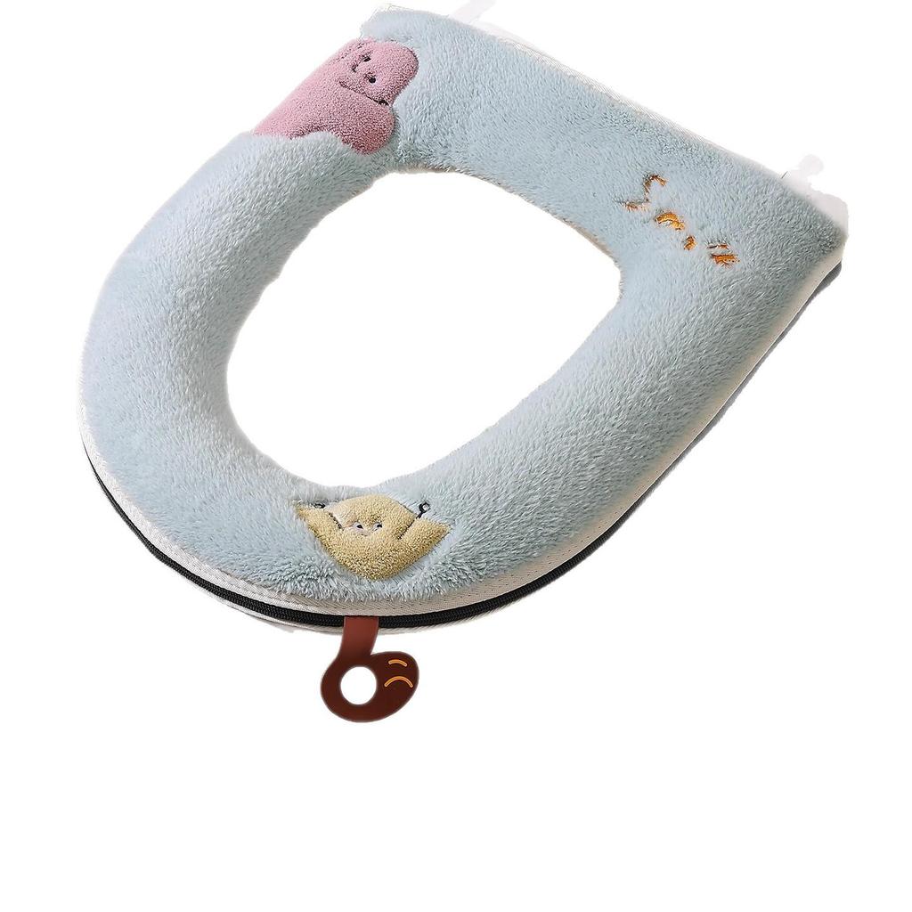 New Arrival: Plush Toilet Seat Cushion for All Seasons - Winter Thickened Universal Fit