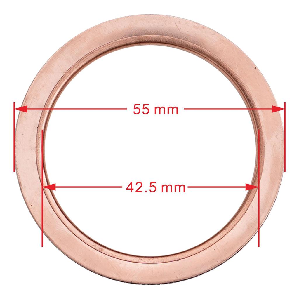 55*42,5*3,5mm Motociklo išmetimo vamzdžio tarpinė Yamaha XV1900 Midnight Star 2006-2016 XV750 Special 1981-1984 Virago 1992-1997