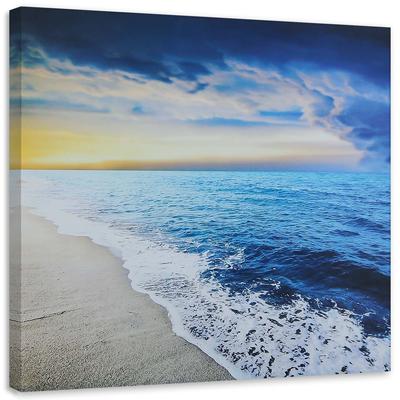 Canvas Print Sea Beach Sunrise