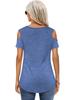 Women's 2023 Fashion Off-the-Shoulder Short Sleeve T-shirt