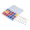 1200 Pcs Electrical Terminals Kit Quick Disconnect Insulated Wire Electrical Connectors for Automoti