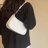Elegante Borsa a Spalla Monocolore, Mini Borsa da Sotto Braccio da Donna, Portafoglio Sicuro con Zip, Custodia Multifunzione per Telefono, Tracolla Regolabile Leggera
