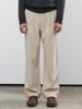 GENERALIDEA Man Single-Pleat Corduroy Pants [Ivory] / Sbe4M11006