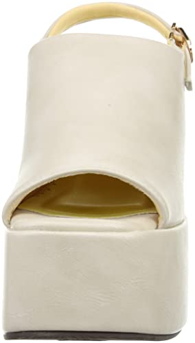 Yosuke Platform Shoes 2810108 Women's Ivory Size 24.0cm-24.5cm