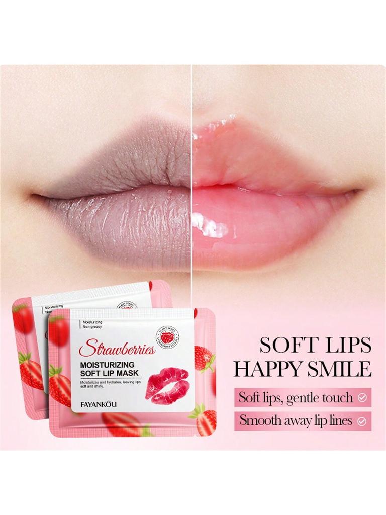 Moisturizing Soft Lip Mask Hydrating Erase Signs Of Fatigue Pink Lips Prevent Drying Brighten Lips C