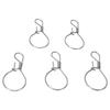 5PCS Fishing Locks Stainless Steel Single Handed Live Fish Lock Buckle for Freshwater Saltwater Fish