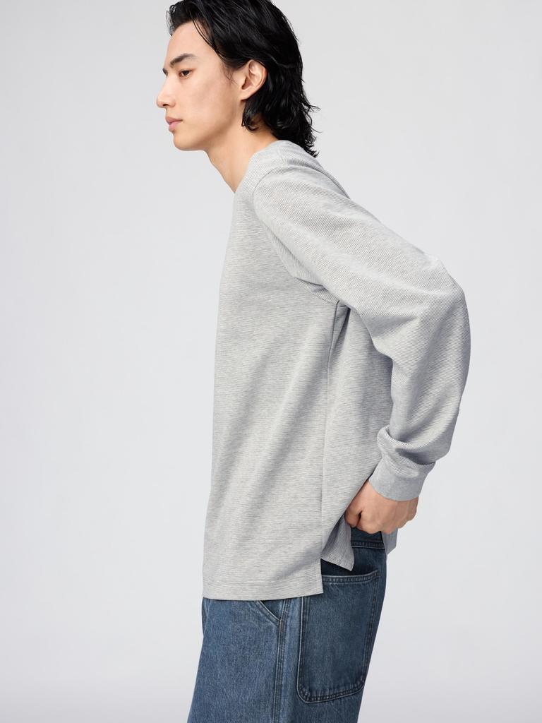 AIRism Cotton Border T-Shirt