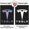 Door Logo Projector Light Welcome Light Step Light For Tesla Model 3 Model Y Model S Model X Car Door Light Tesla Light Tesla Accessories, 4 Pcs/pack