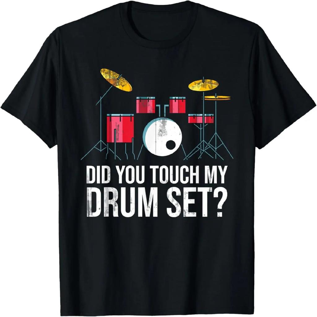 Vintage Drummer Retro 70s 80s Percussion Drum Sticks T-Shirt