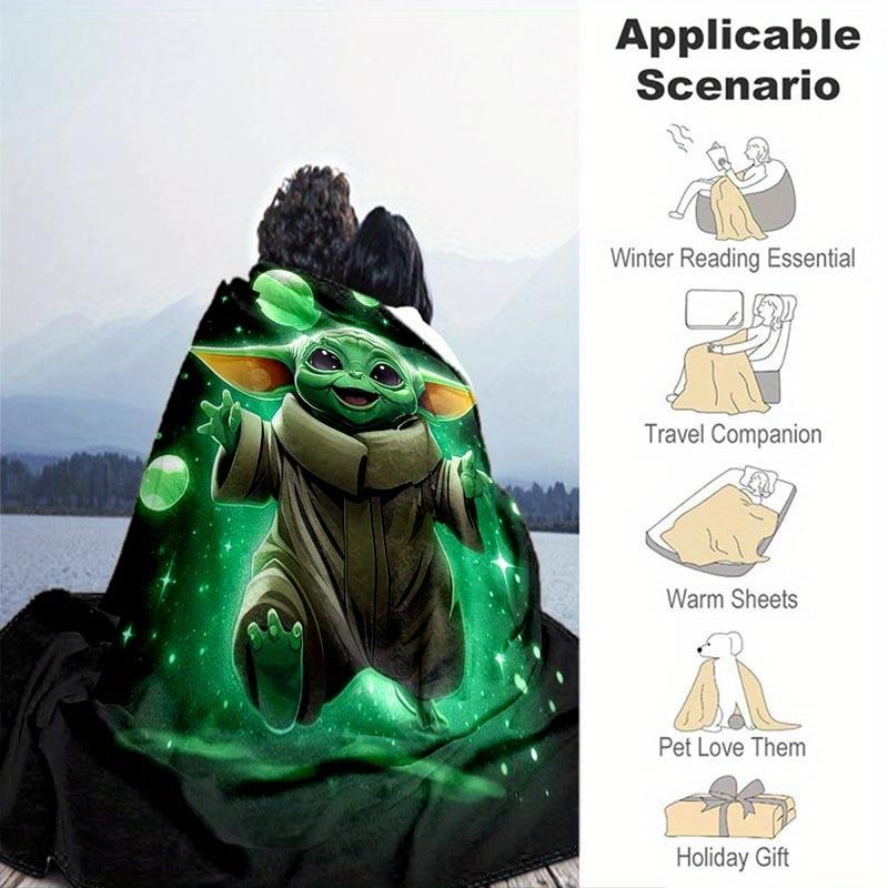 1pc Star Wars Printing Blanket - Soft, All-Season Throw for Office Blanket, Personalized Gift with Adorable Cartoon Design