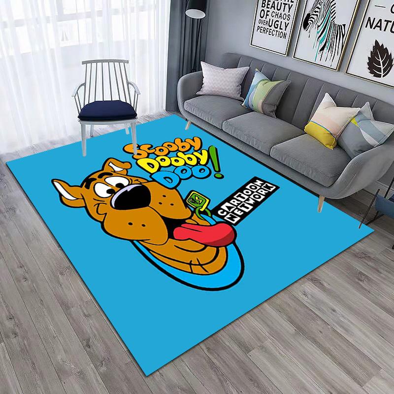 Halloween Cartoon Comedy Adventure Movie Scooby-Doo Carpet Is Suitable for Living Room and Bedroom Doormats Office Balcony Decorative Carpet V8