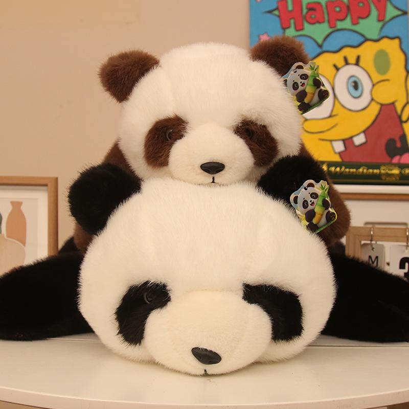 New National Treasure Giant Panda Plush Toy - Cute Qi Zai Stuffed Animal 