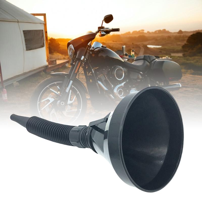 Easy to Use Funnel with Practical Filter Feature Automotive Oil Funnel Impurity Filtering Funnel Upgrades for Bike & Car