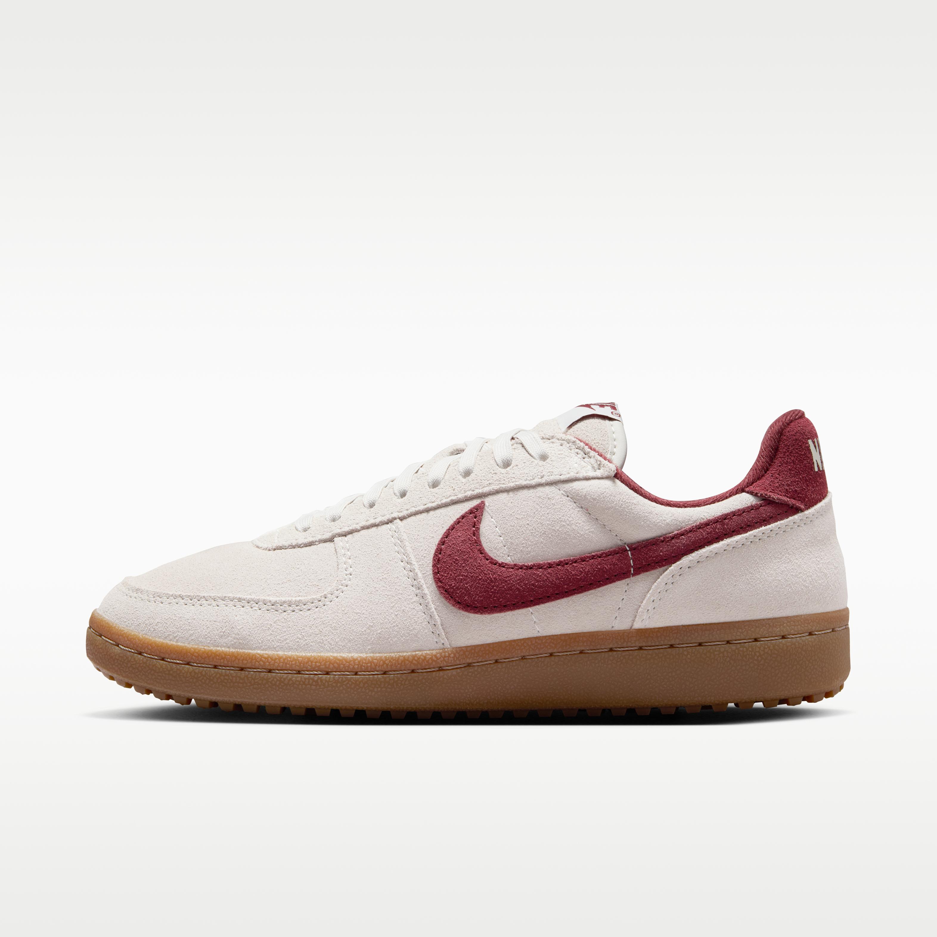 Nike Field General Suede Light Bone Dark Team Red (Women s) 40
